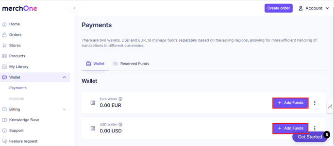 Add funds_wallet